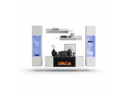 Modern Wohnzimmermöbel Designer Wohnwand Wandregale Sideboard Einrichtung