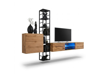 Wandregale Wohnwand Wandschrank Regal Design TV-Ständer Sideboard Luxus Neu
