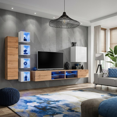 Designer Modern Möbel Wand Regale TV-Ständer Wandschrank Hänge Schrank Holzmöbel