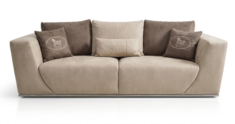 Wohnzimmer Sofa Dreisitzer Modern Sofa Couch Polster Möbel Textil Einrichtung