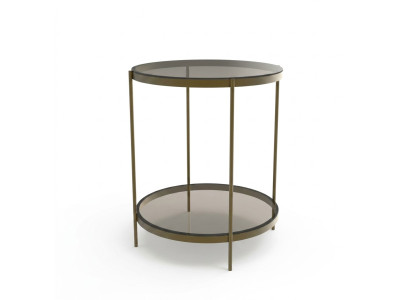 Beistelltisch Glass stilvolle neu luxuriöse modern Grau Couchtisch Neu