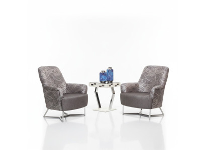 Luxus Wohnzimmer Moderne Möbel Set 2x Sessel in Wohnzimmer Relax Lounge