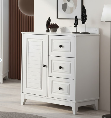 Luxuriöse weiße Stilvoll Kommode für Baby Holzmöbel für Kinderzimmer