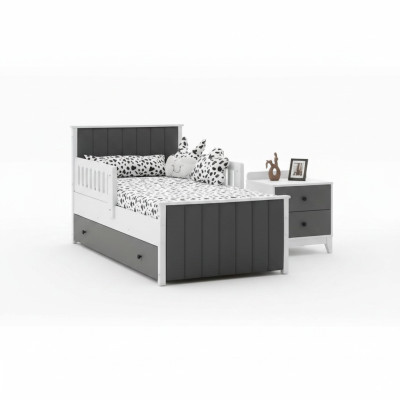 Kinderbett Bett Kinderzimmer Kinderzimmermöbel Bettrahmen Weiße Holz