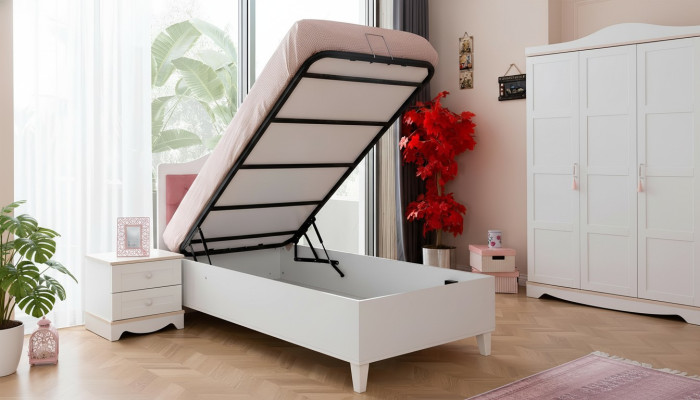 Stilvoller Einzelbett Kinderbett Kinderzimmer Möbel Bett Mit Stauraum