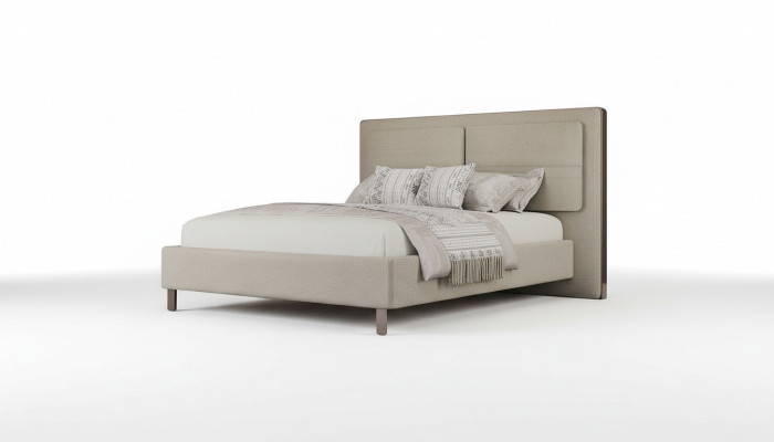 Polsterbett 180 x 200 cm Doppelbett Schlafzimmer Luxus Holzmöbel neu