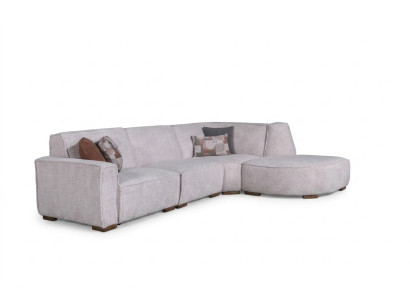  Exklusives Weißes Ecksofa L-Form Wohnzimmer Designer Couch Moderne Möbel
