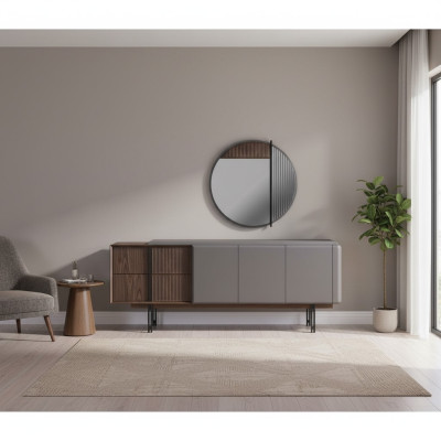 Exclusive Esszimmer Set Besteht aus 2tlg. Anrichte und Spiegel Neuheit