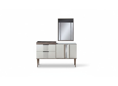 Design Schminktisch mit Spiegel Luxus Schlafzimmer Möbel 2tlg. Stil
