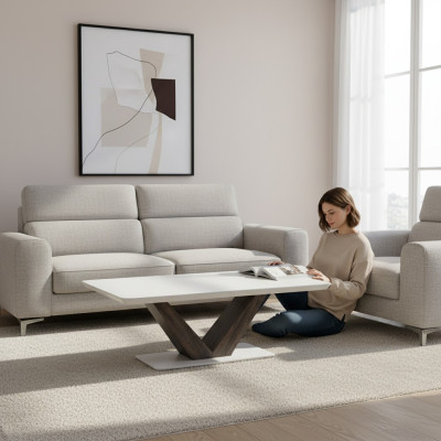 Couchtisch Luxus Design Holz Elegantes Möbel Wohnzimmer Tische Couchtische