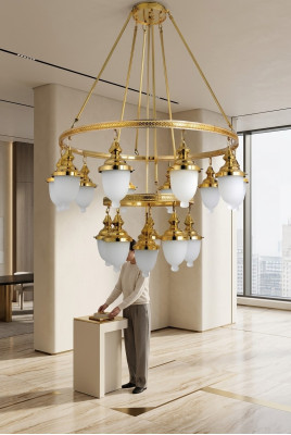 Hängeleuchte Kronleuchter Lampe Kristalllampe Deckenleuchte Lampen 100x220