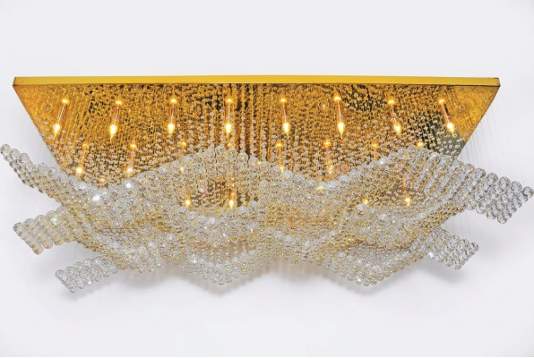Große Leuchte Lampe Kronleuchter Luxus Lampen xxl deckenleuchte 100x200cm