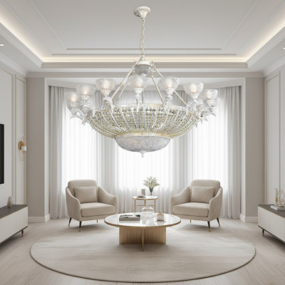 Kronleuchter Kristall Moderner Kronleuchter schickes Interieur neu