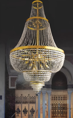 Hängeleuchte Kronleuchter Lampe Kristalllampe Deckenleuchte Lampen 100x245