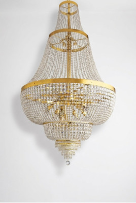 Hängeleuchte Kronleuchter Lampe Kristalllampe Deckenleuchte Lampen 100x245