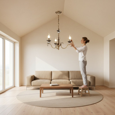 Kronleuchter Modern Pendelleuchte Kronleuchter im Wohnzimmer Luxus Neu