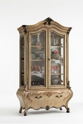Vitrine Anrichte Schränke Design Italienische Möbel Schrank Luxus Regal