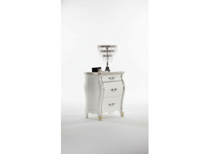 Nachttisch mit 3 Schubladen Holzschrank Design klassisch Neu