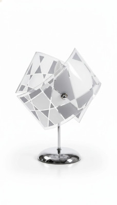 Stilvolle Tischlampe Modern Kristall Kronleuchter Grau Tischlampe Neu