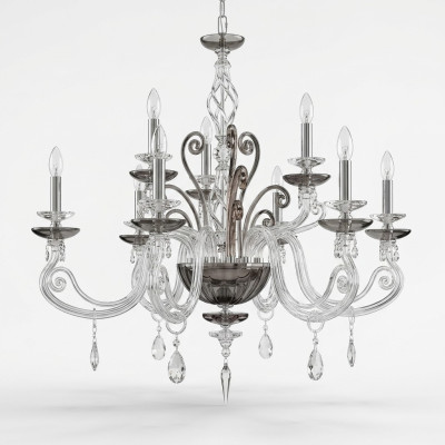 Luster Kristall Kronleuchter Lampe Deckenleuchte Leuchte Hängeleuchte neu