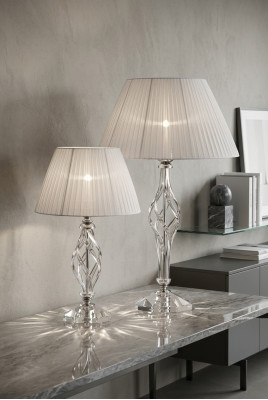 Tischleuchte Antik Stil Tisch Lampe Kristall Leuchte Lampen Kronleuchte