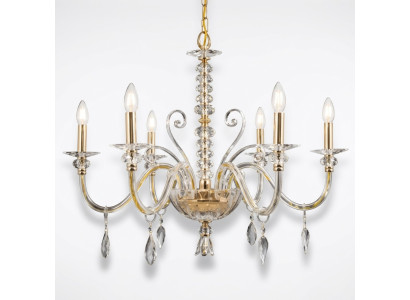 Luster Kristall Kronleuchter Lampe Deckenleuchte Leuchte Hängeleuchte neu