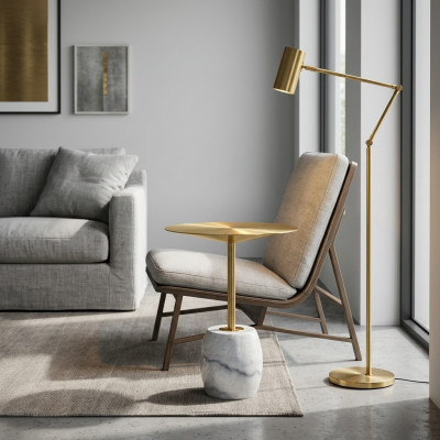 Designer Ergänzungstisch Luxus Kaffeetische Goldener Nebentisch Möbel