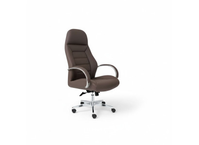 Stuhl Polsterung Kunstleder Bürostühle Moderne Computerstühle Möbel Braun