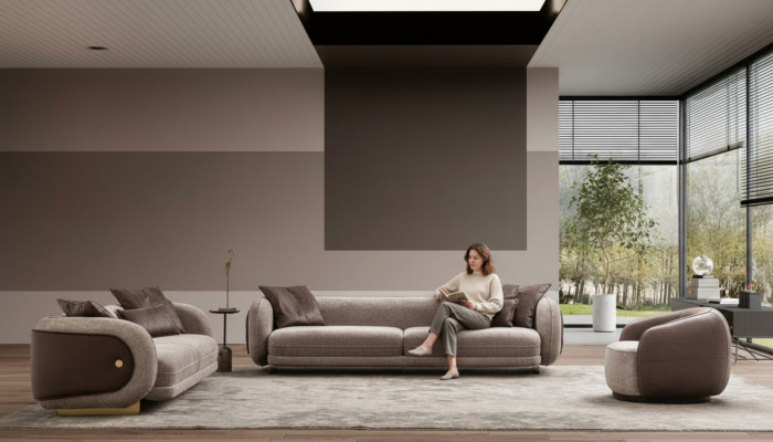 Luxus Sofagarnitur Sofa Braun Garnitur Sofas 4 3 1 Sitzer 3tlg Set Polster