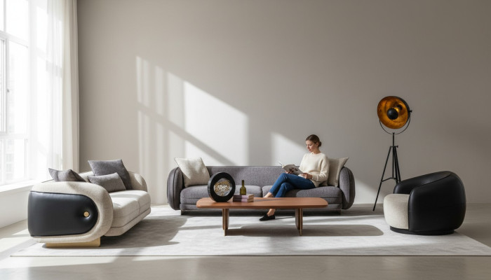 Luxus Sofagarnitur Sofa Grau Garnitur Sofas 4 3 1 Sitzer 3tlg Set Polster