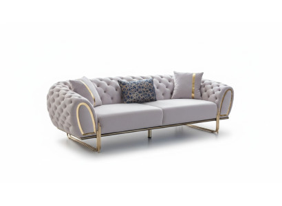 Luxuriöse 2x Chesterfield Sofas Designer Polster Couchen Moderne Möbel