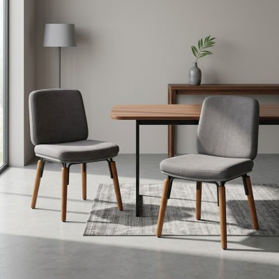 Esszimmerstuhl Luxus 2x Stühle Hochwertiger Stuhl Lehnstuhl Möbel Holzstuhl