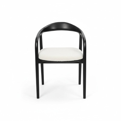 Schwarz-Weiße Esszimmer Stühle Luxuriöse Küchen Sitz Möbel Metallstühle