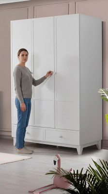Schlafzimmer Design Kleiderschrank Möbel Jugendzimmer Schrank Holz Neu