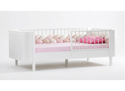 Stilvolle Kinderbett Weiß Bett Kinderzimmer Kinderzimmermöbel Holz neu