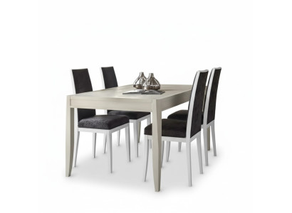 Modern Esszimmer Set Tisch Klassische Stuhlgruppe 4x Stühle 5tlg. Set Sitzgruppe