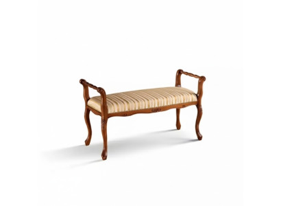 Sitzbank Wohnzimmer Klassische Bank Polsterbank Möbel Textil 101x40x57