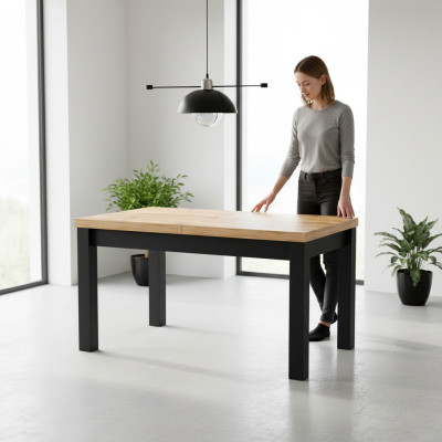 Modern Esstisch Braun Design Tisch Holz Tische Möbel Wohnzimmer Neu