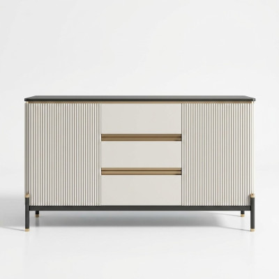 Kommode Weiß Sideboard Holz Schrank Möbel Einrichtung Anrichte Luxus Neu