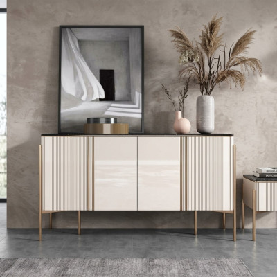 Kommode Holz Designer Schrank Regal Modern Sideboard Kommodenschrank