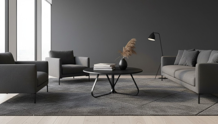Wohnzimmer Schwarz Couchtisch Modern Designer Einrichtung Luxus Möbel