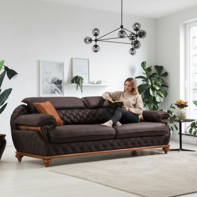 Wohnzimmer Polstersofas Modern Dreisitzer Sofa Couch Luxus Polster Möbel