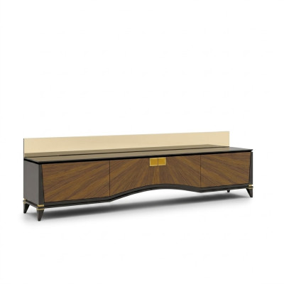 Modern Wohnzimmer TV-Ständer Design Einrichtung TV Schrank Holzmöbel Neu