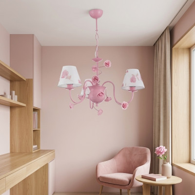 Deckenlampe pink mit modernem Design im Wohnzimmer Schlafzimmer neu