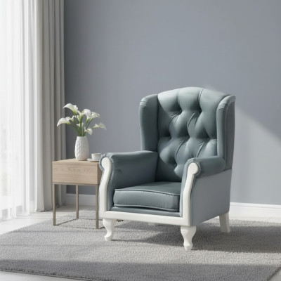 Kinder Sessel weich Designer Lehn Stuhl Polster Sofa 1 Sitzer
