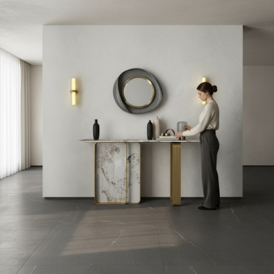 Konsolentisch Designer Holz Tisch Konsole Konsolentische Konsole Möbel