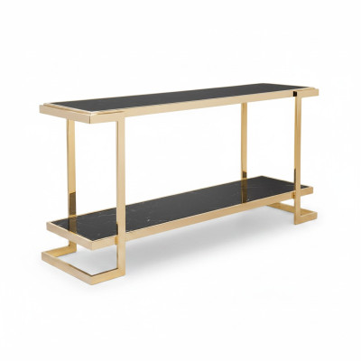  Wohnzimmer Konsolentisch Modern Luxus Edelstahl Tisch Konsole Gold