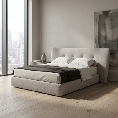 Designer Bette Doppel Neu Schlafzimmer möbel Stoff Textil Luxus Chesterfield