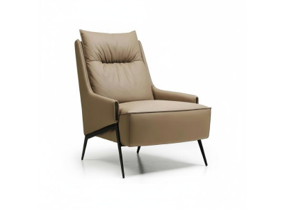 Sessel 1 Sitzer Kunstleder Lounge Luxus Polster Relax Möbel Design Couch