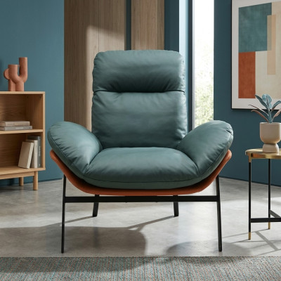 Sessel Lounge Luxus Relax Design Einsitzer Modern Wohnzimmer Möbel Neu